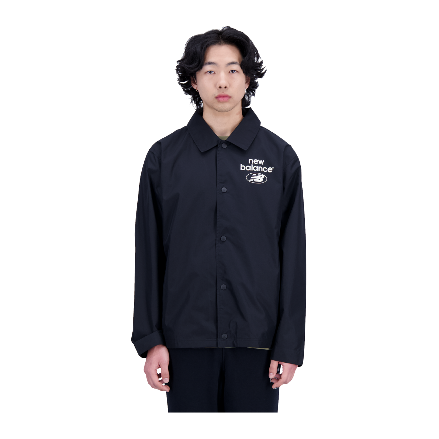 New Balance Reimagined Woven Jacke Schwarz FBK