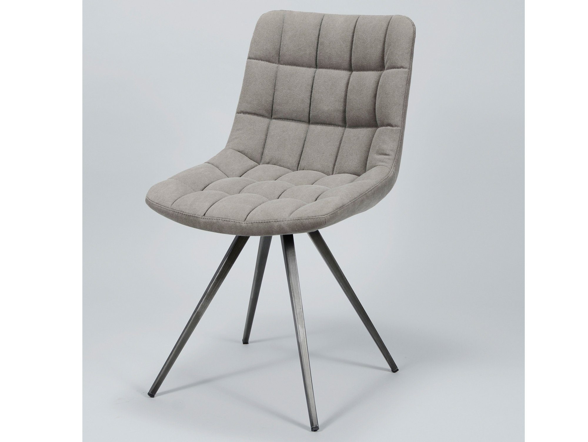 Moebel-Eins Schalenstuhl, DORGI Schalenstuhl, Material Stoff/Metall, Jeansstoff