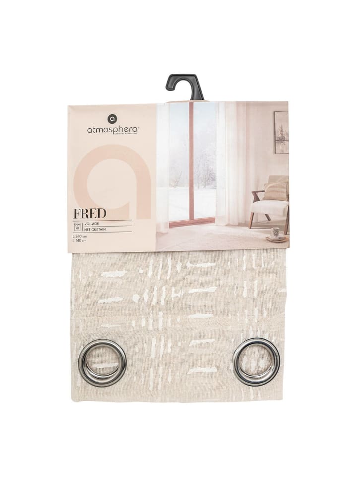 Atmosphera Créateur d'intérieur Gardine in beige günstig kaufen onesize