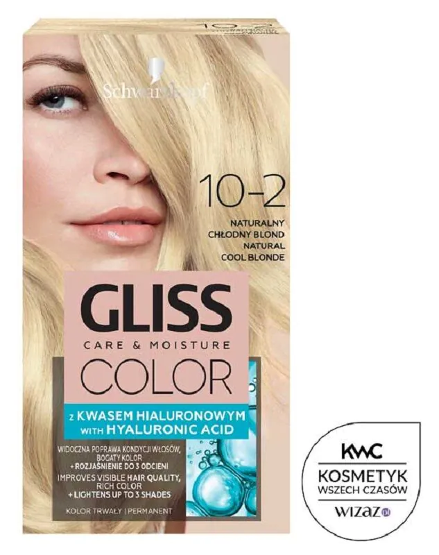 Gliss Color 10-2 боја за косу, природна хладно плава.