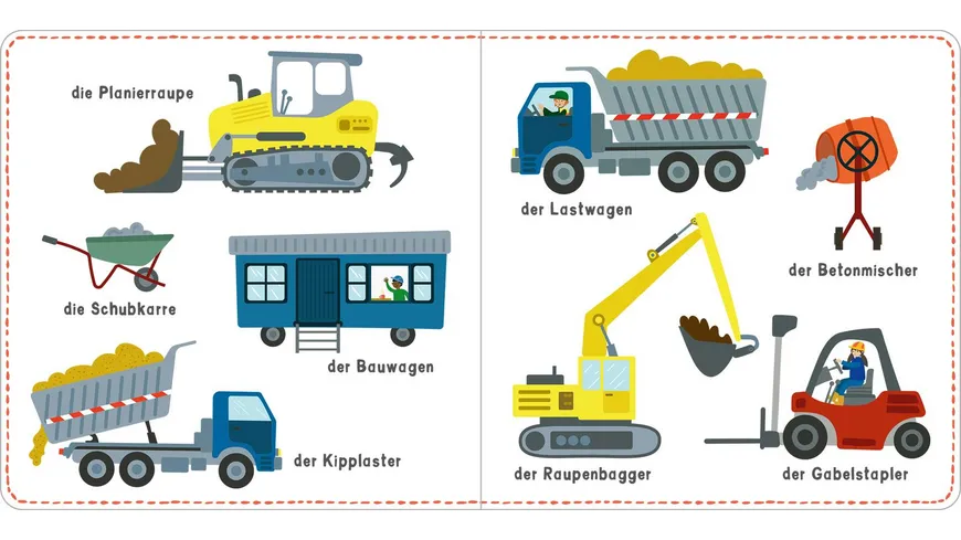 Mein kunterbuntes Wörterbuch – Fahrzeuge