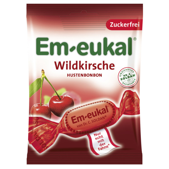 Em-Eukal Wildkirsche Hustenbonbons zuckerfrei 75G