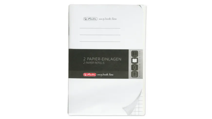 herlitz my.book flex Notizheft Refill A6 2x40Blatt kariert
