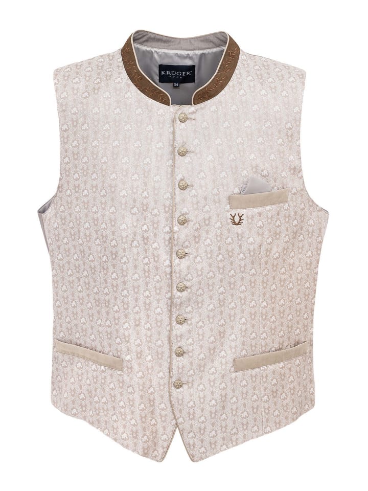 KRÜGER Trachtenweste 953162 in beige günstig kaufen
