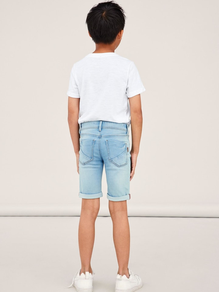 name it Jeansbermuda Long Shorts NKMsofus in light blue denim günstig kaufen