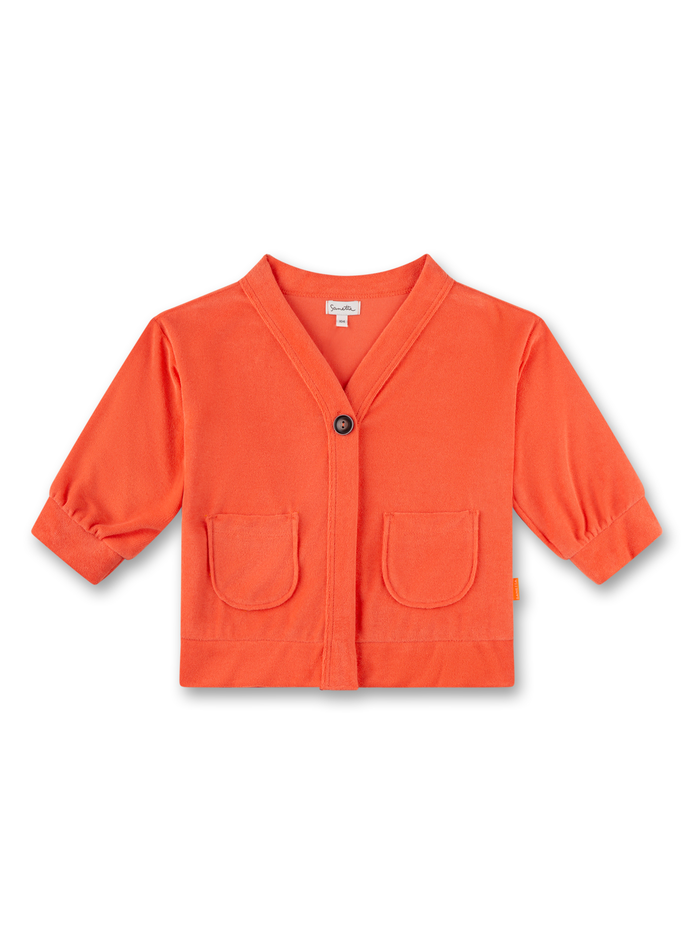 Mädchen-Jacke Rot aus Frottee