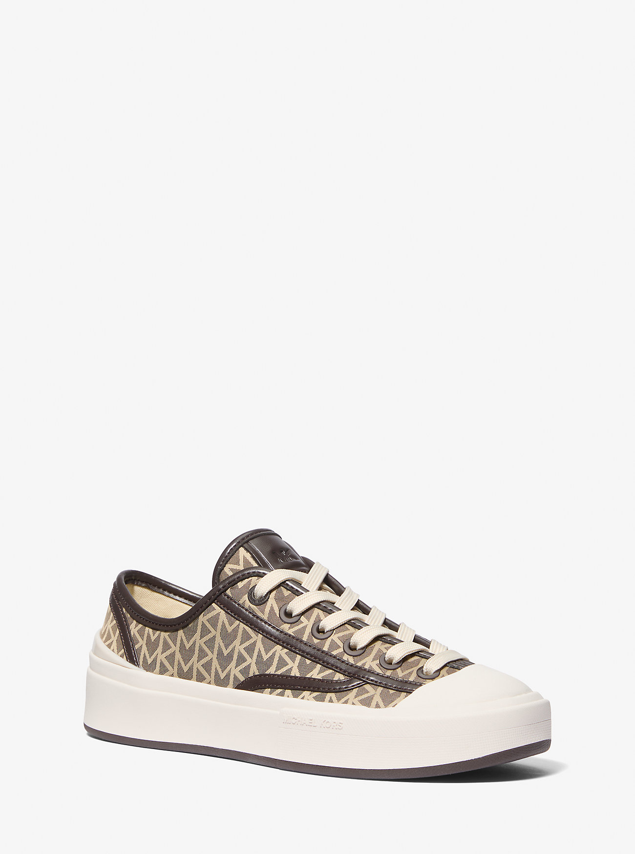 Jude MK2000 Logo Jacquard Sneaker - NATURAL