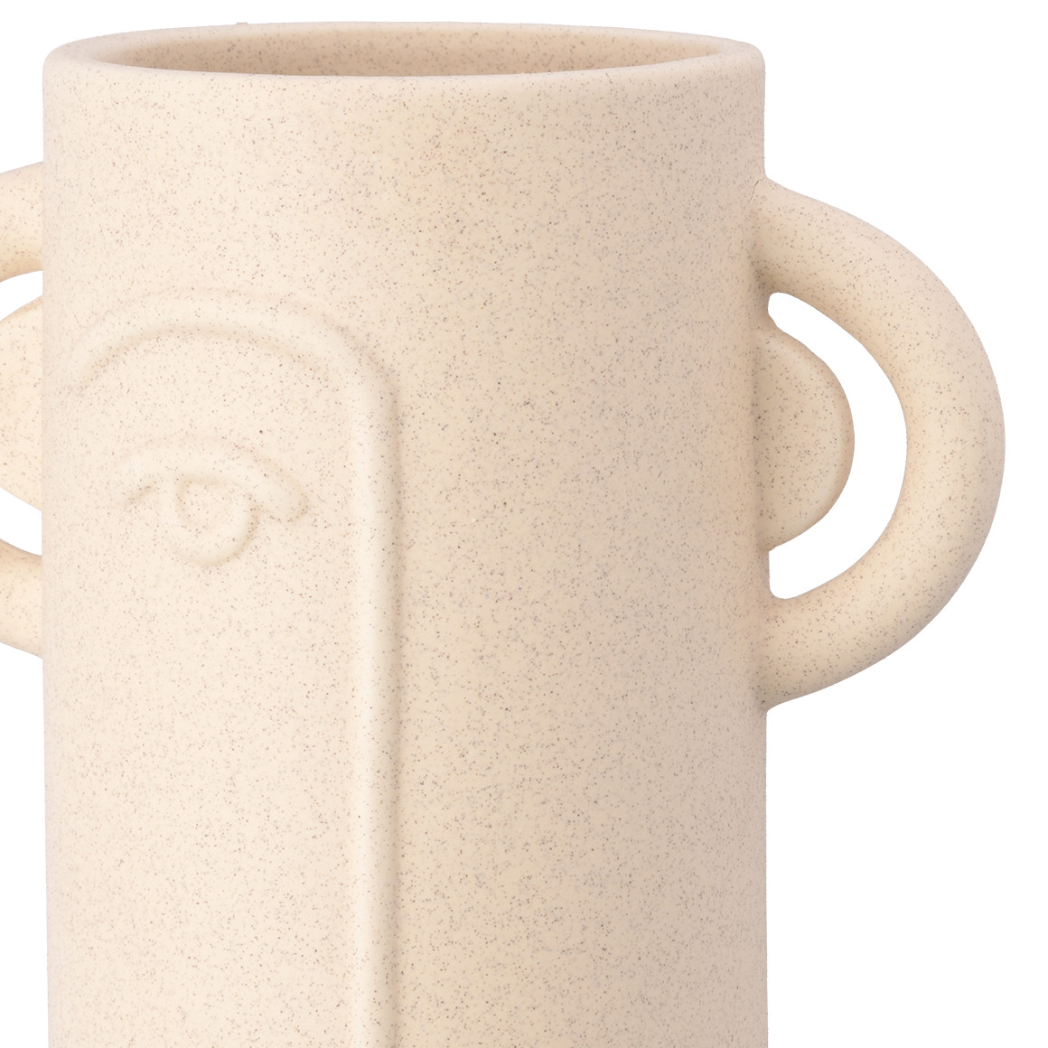 Kleine Vase mit Gesicht