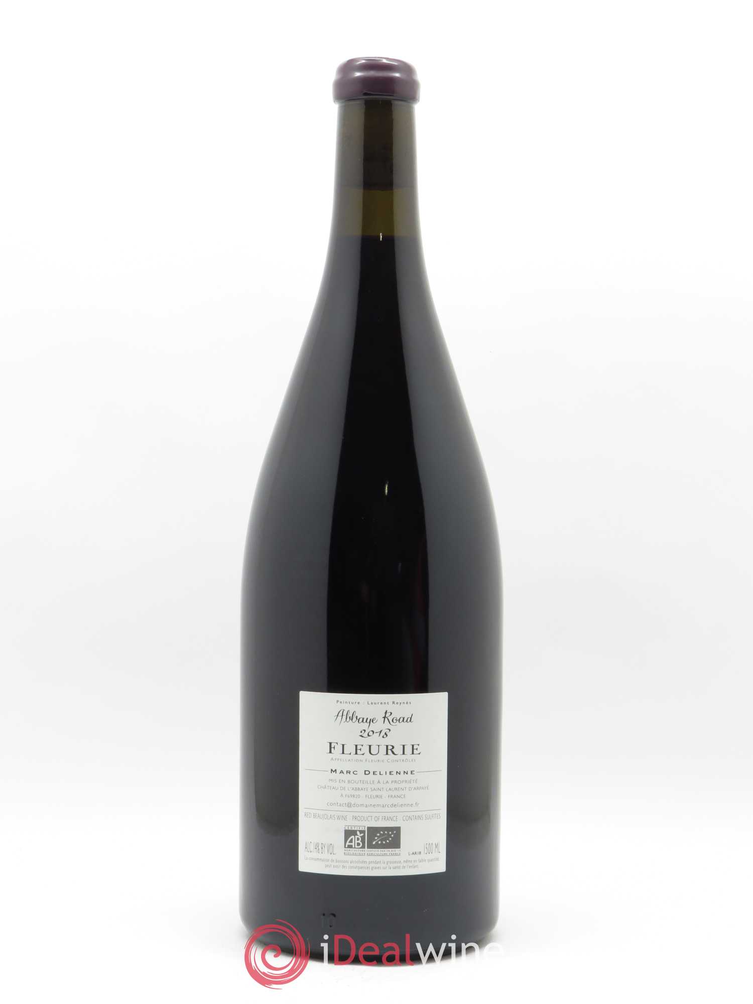 Fleurie Abbaye Road Marc Delienne  2018 - Lot de 1 Magnum