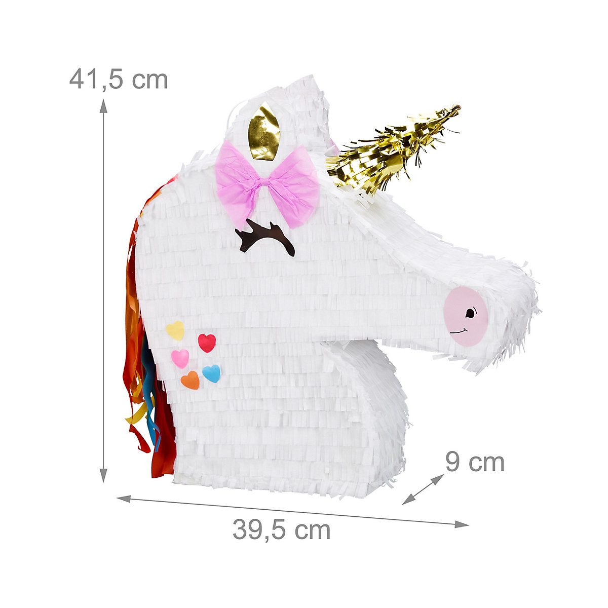 2 x Pinata Einhorn