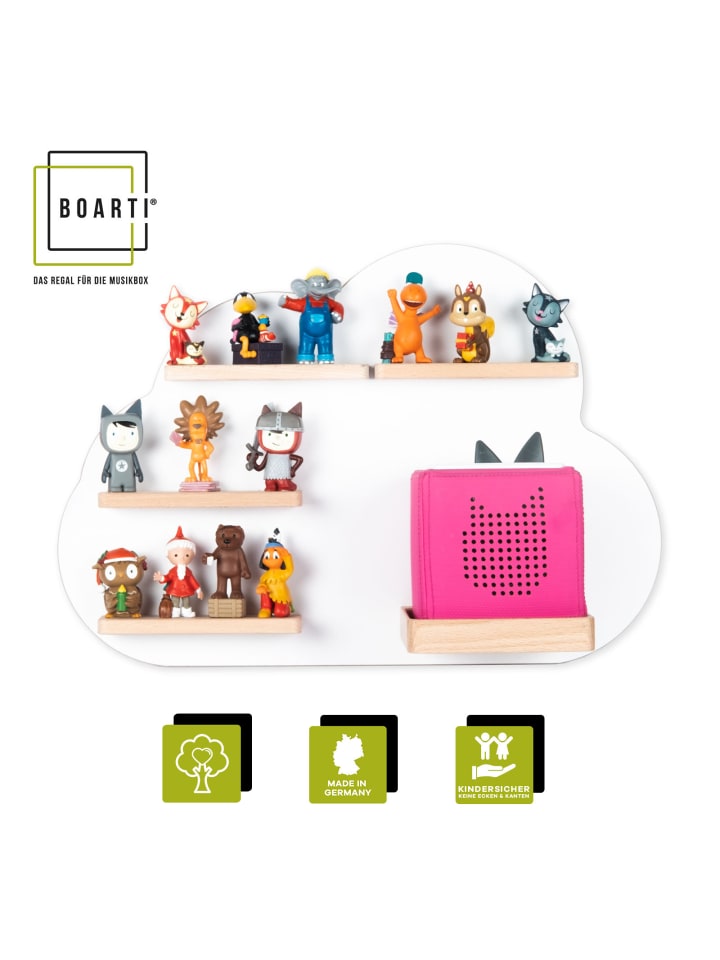 BOARTI Regal Holz Wolke Kinder Toniebox Tonies Figuren in Weiß günstig kaufen onesize