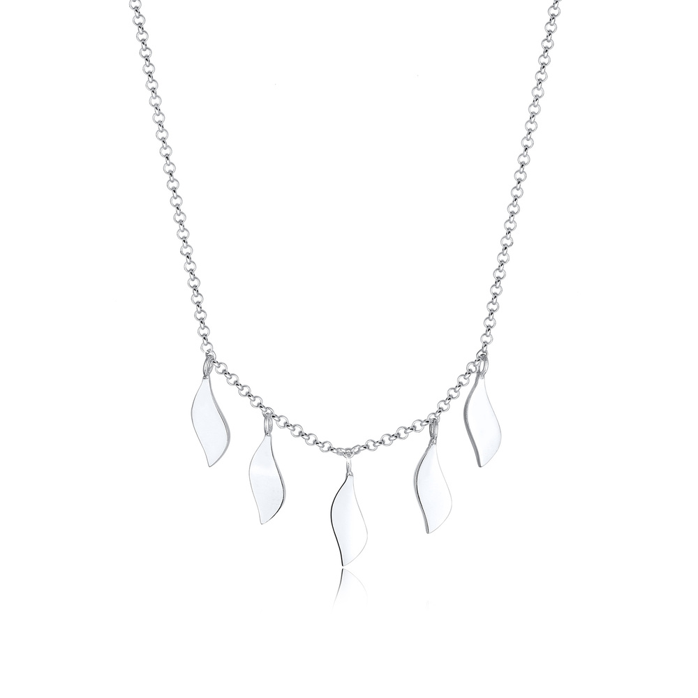 Elli Elli Collier Plume Collier Femme  (925/1000) Argent Bijoux