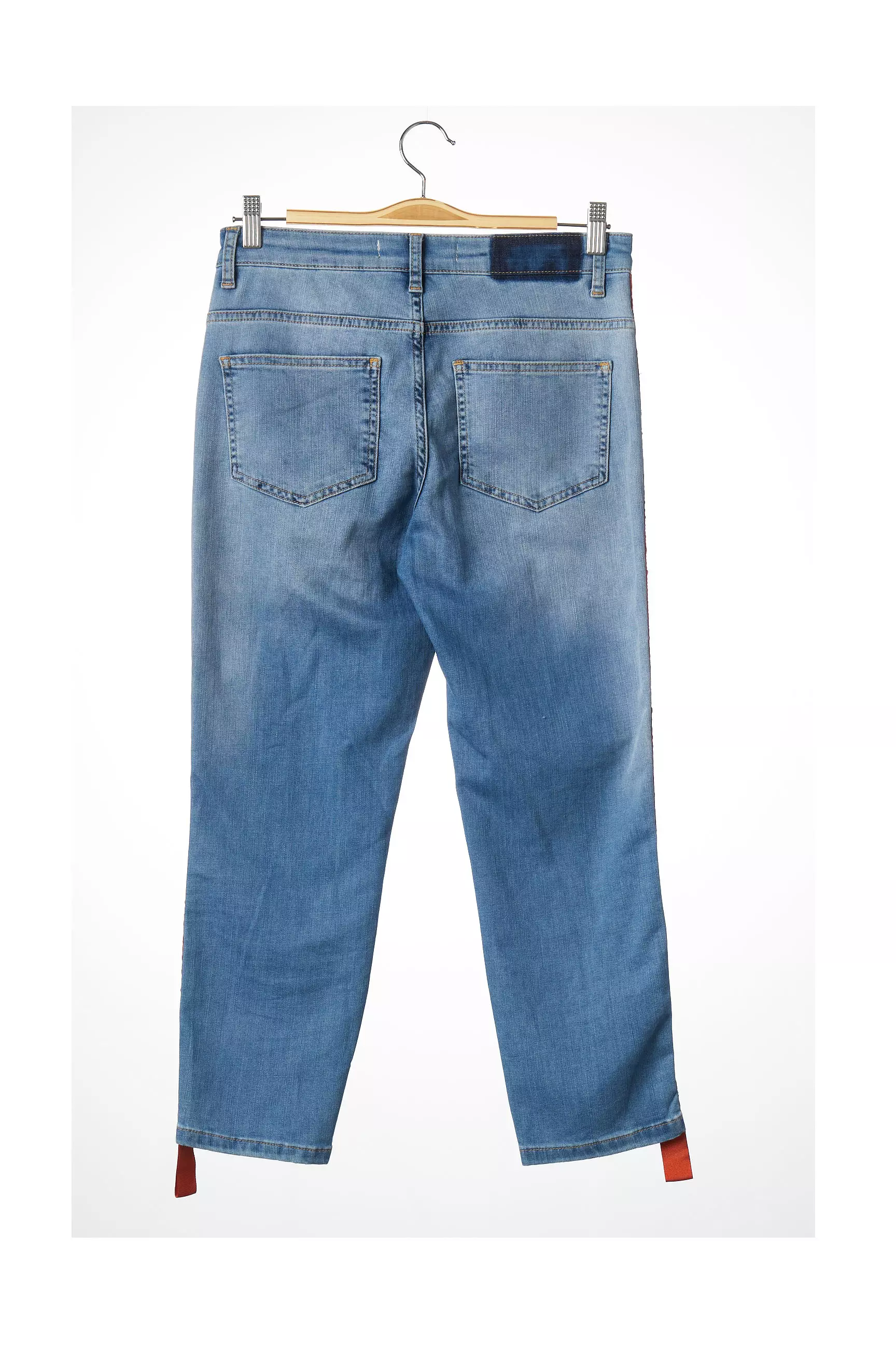 Yaya Pantacourts Femme couleur bleu