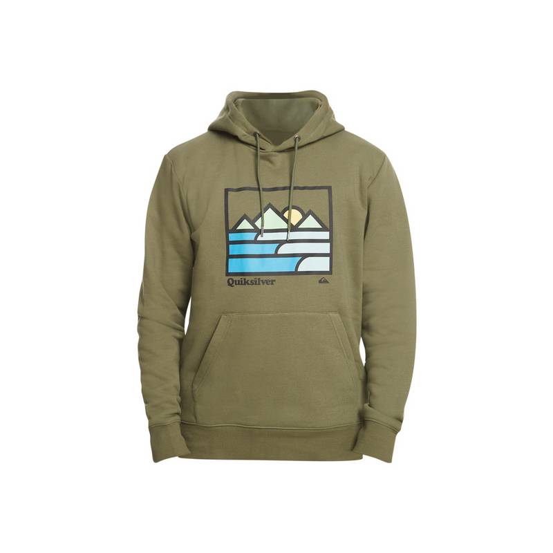 Quiksilver LANDSCAPE LINES HOODIE Fleecepullover Herren