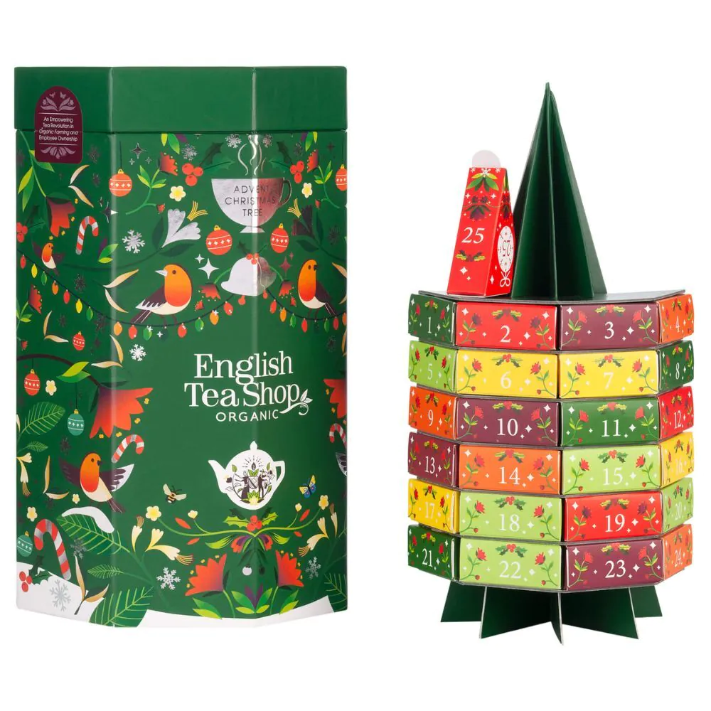 „English Tea Shop“ Advento kalendorius, ekologiška arbata „Treee“, 25 pakeliai