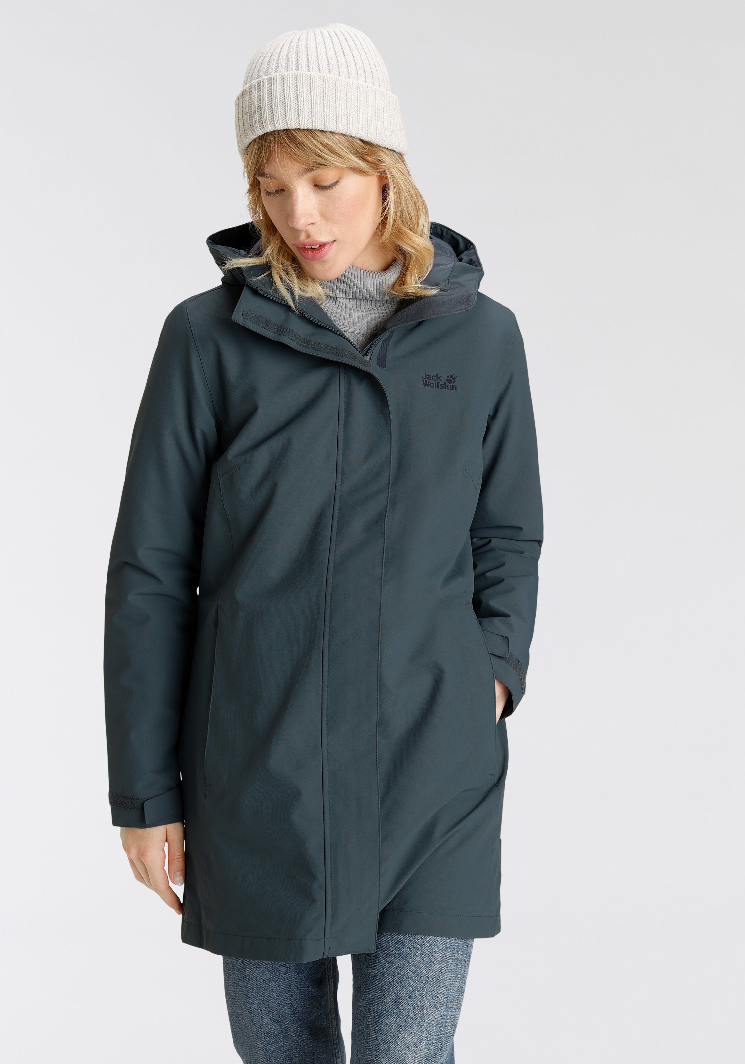 Jack Wolfskin Parka KIOLA Winddicht & Wasserabweisend & Atmungsaktiv