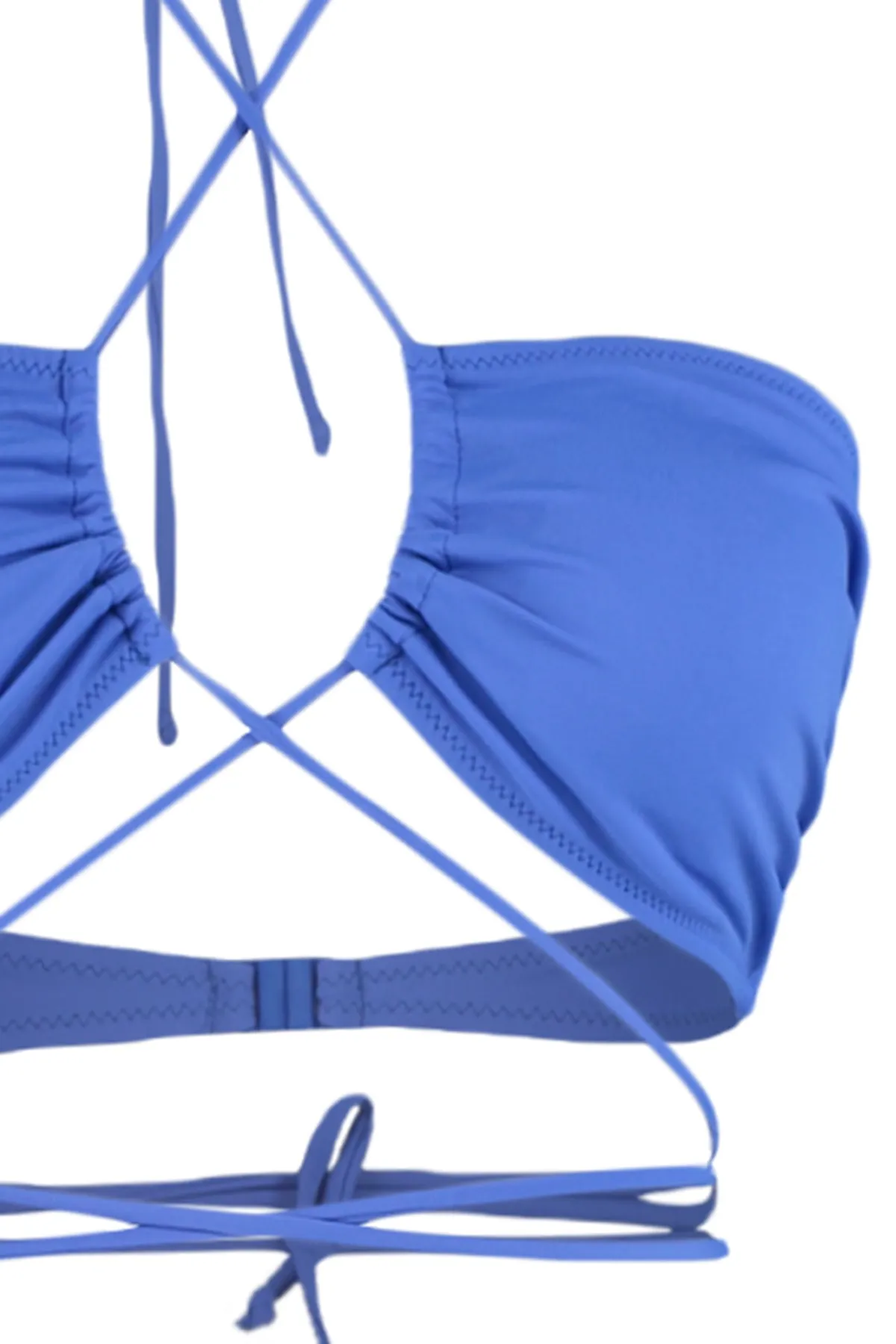 Trendyol Collection  Saks Trägerloses Bikinioberteil zum Binden TBESS21BU0411