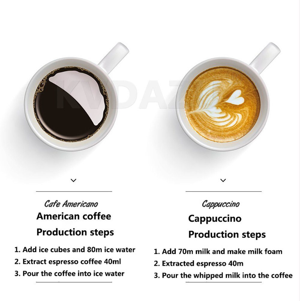 KREATE Kapselmaschine Automatische Nespresso-Kapselkaffeemaschine
