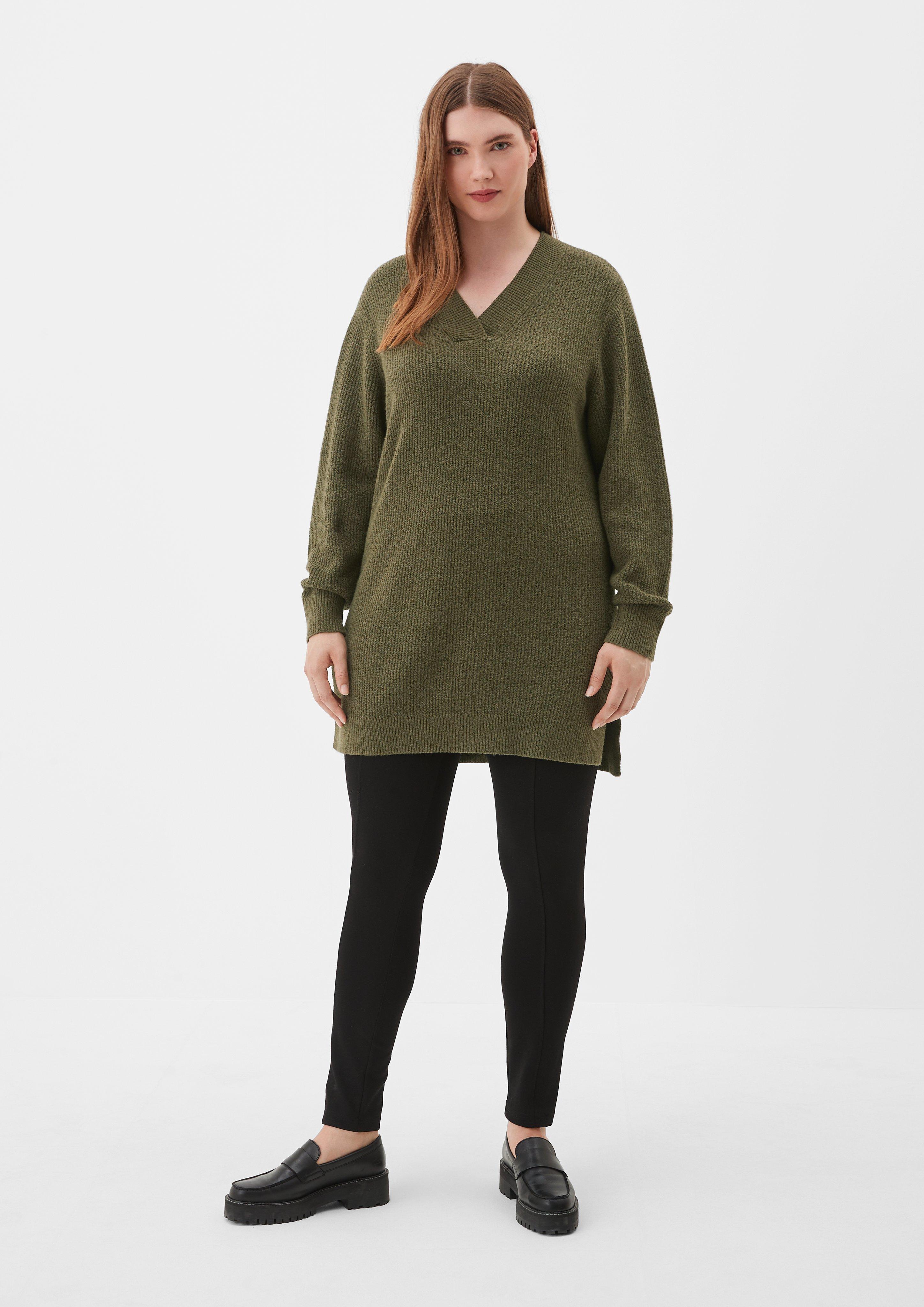 Langer Feinstrickpullover  2122006-7844