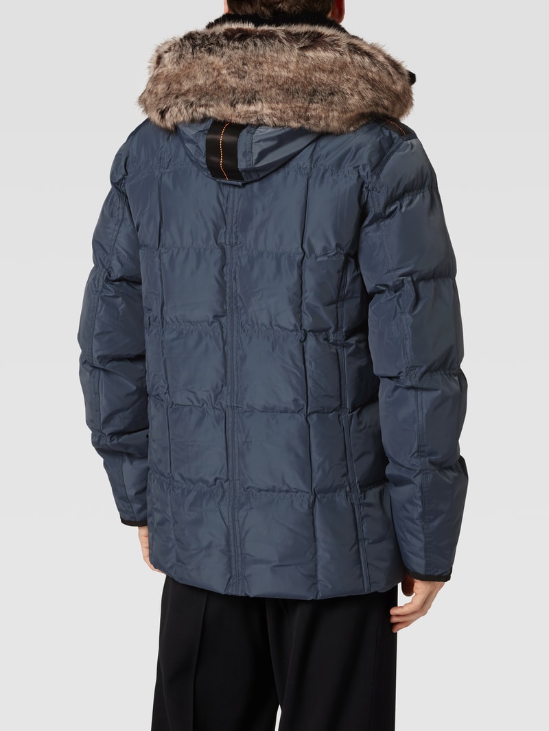 Funktionsjacke mit abnehmbarer Kapuze Modell 'MARVELLOUS' in blau
