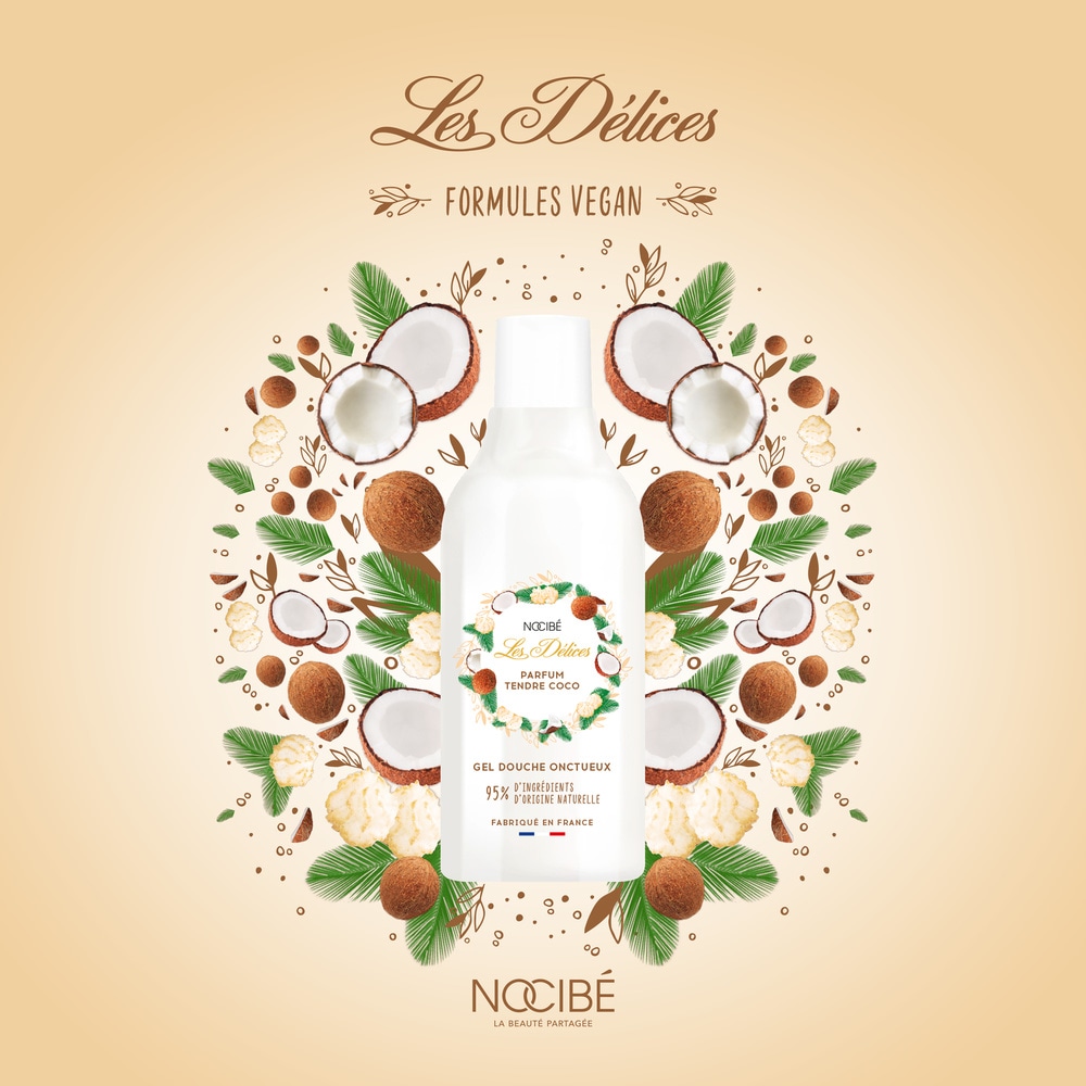 Nocibé Les Délices - Tendre coco Gel Douche
