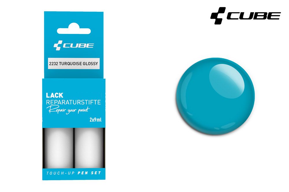 Cube Lackreparaturstift Set TURQUOISE glossy kaufen | Bike-Discount