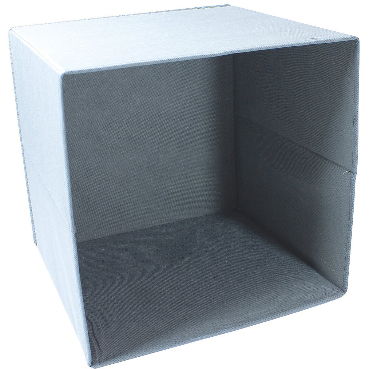 Aufbewahrungsbox Streichpailletten Einhorn rosa/blau, ohne Deckel, 32 x 32 x 32 cm