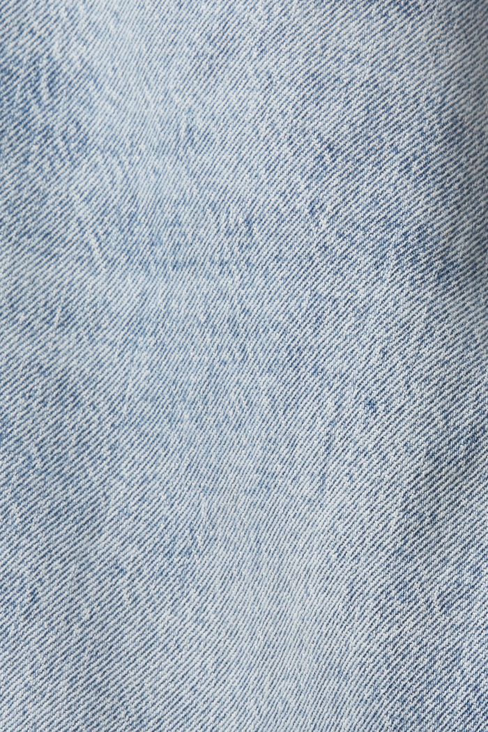 Super-High-Rise-Jeans mit ausgefranstem Saum