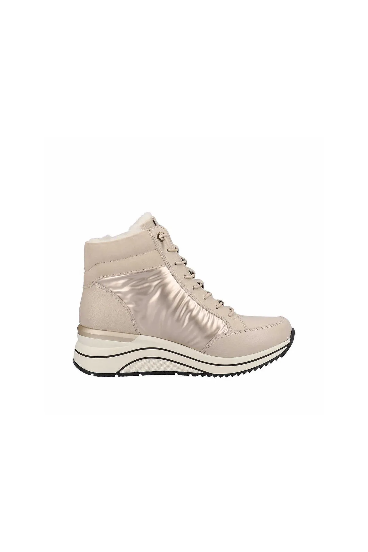 Remonte  Stiefelette - Beige - Flacher Absatz