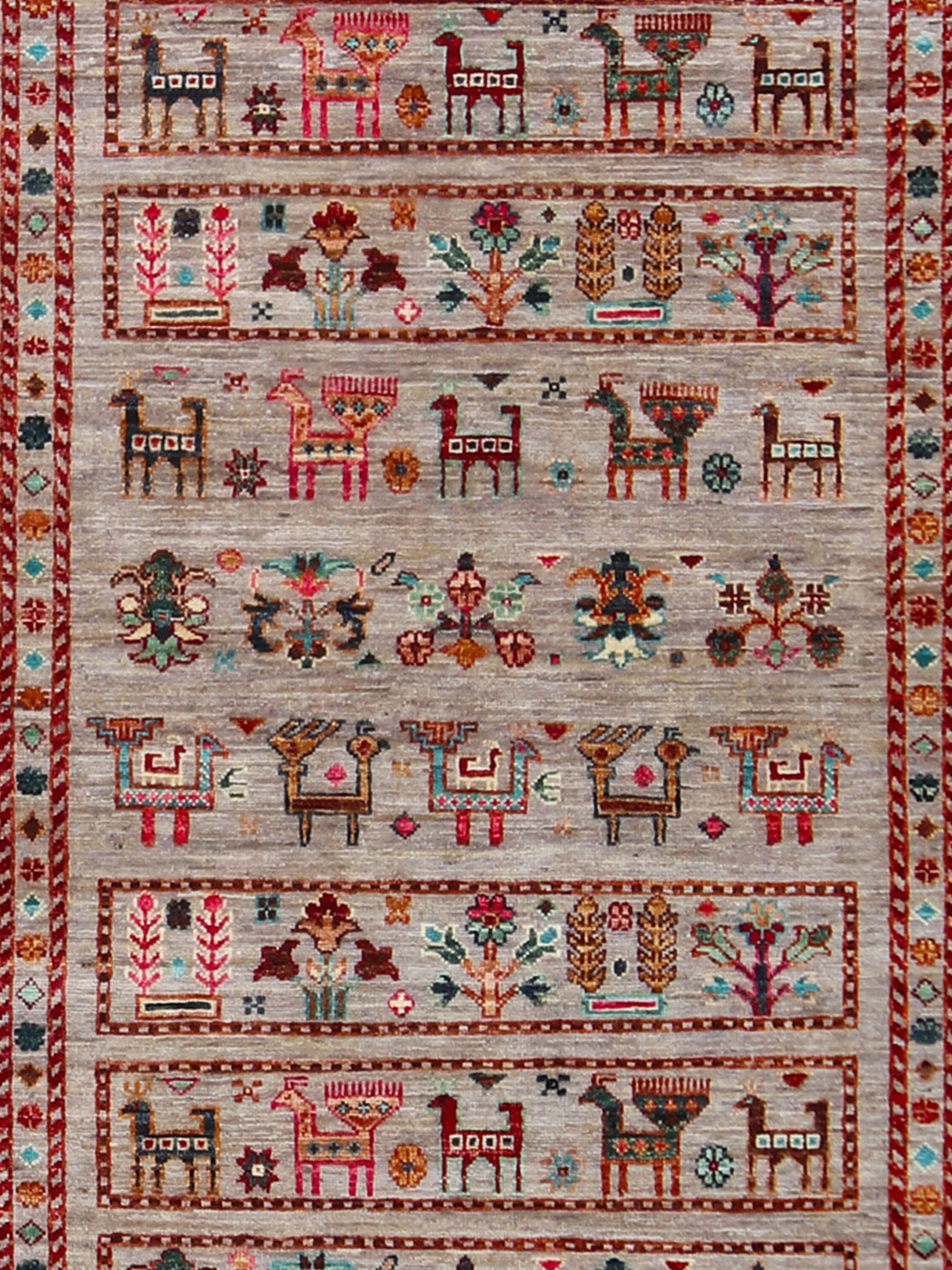 Chobi Schal ca. 118 x 180 cm, Unikat / Einzelstück