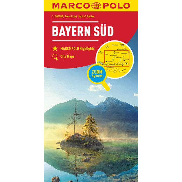 MARCO POLO REGIONALKARTE DEUTSCHLAND BLATT 13 BAYERN SÜD - Karte