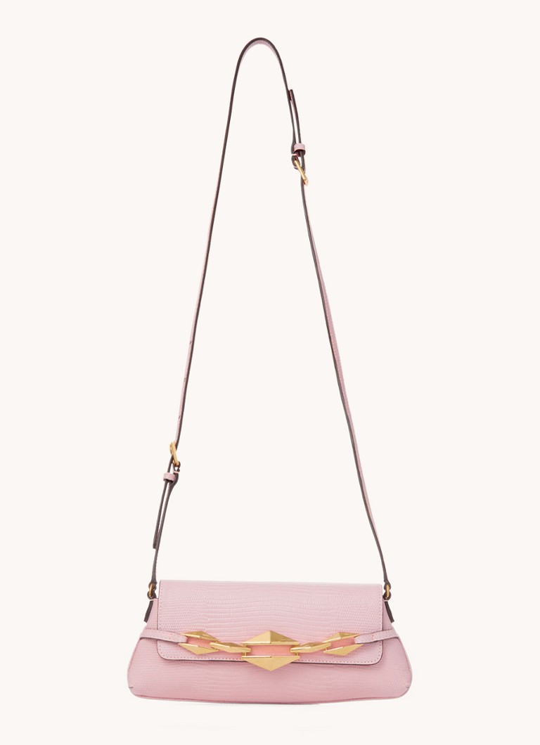 Borsa a tracolla Jimmy Choo Diamond Mini in pelle di vitello