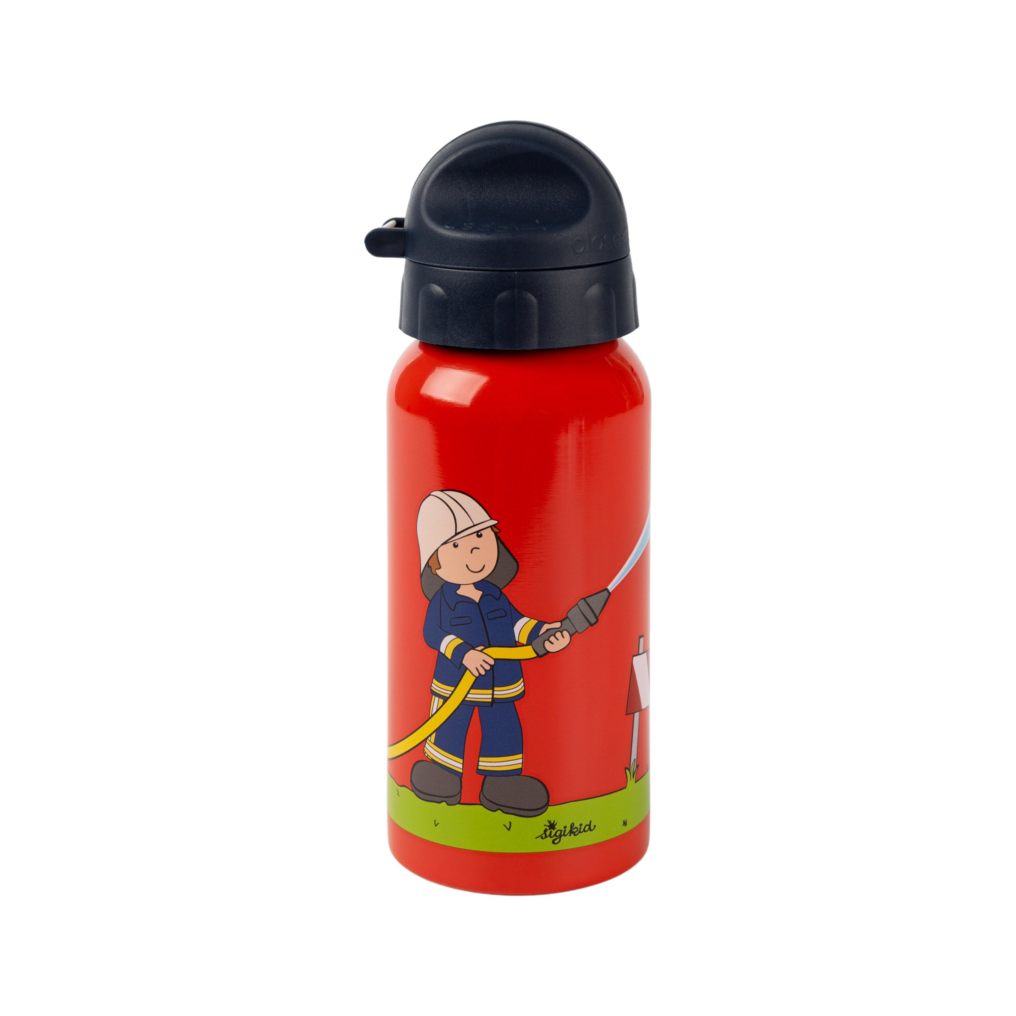 Kinder Edelstahl-Trinkflasche Feuerwehrmann Frido Firefi