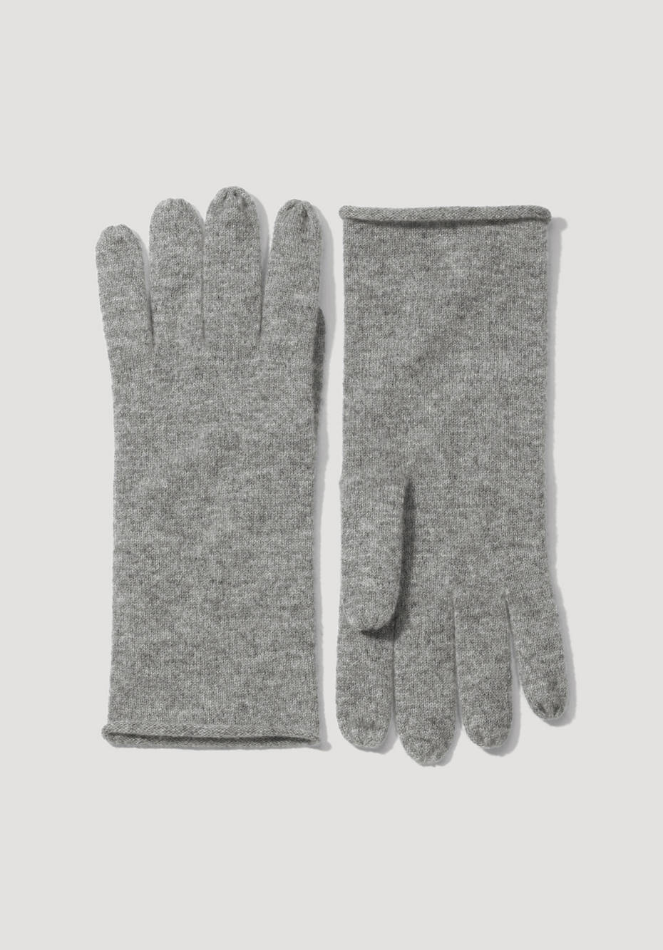 Handschuhe aus Schurwolle mit Kaschmir