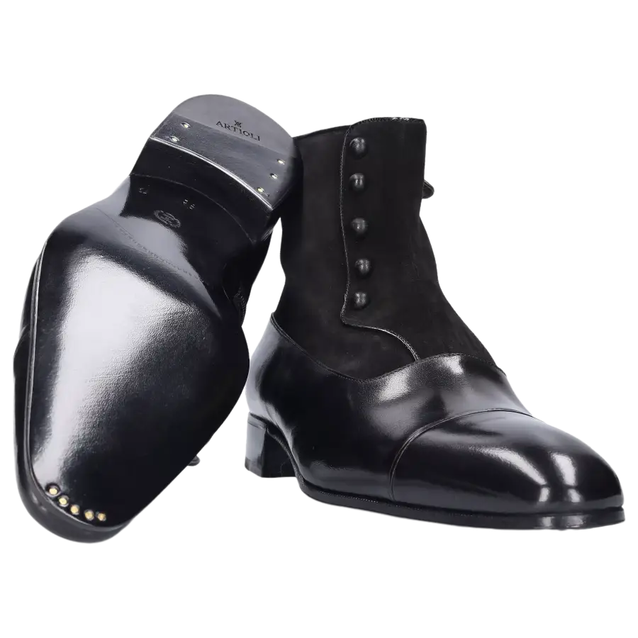 Artioli - Stiefel CHARLES Veloursleder - schwarz