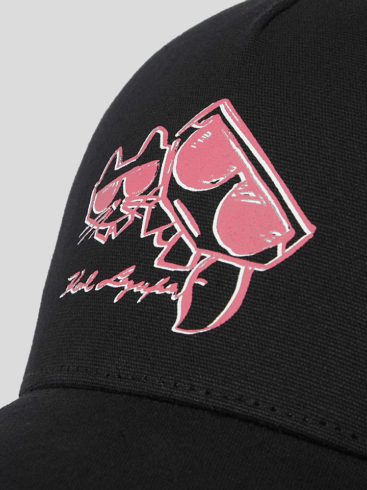 Karl Lagerfeld Cap in Schwarz günstig kaufen onesize
