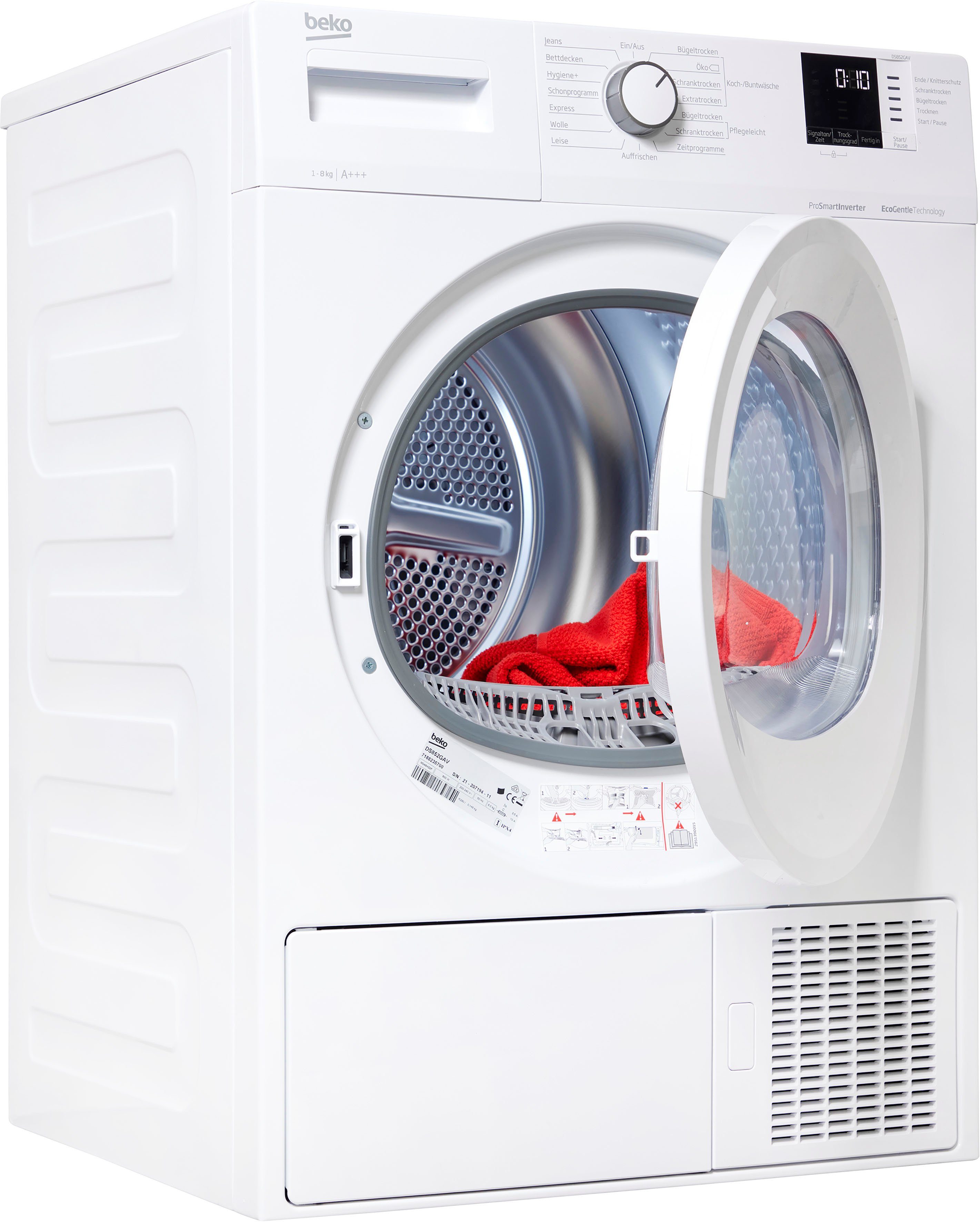 BEKO Wärmepumpentrockner DS852GAV, 8 kg