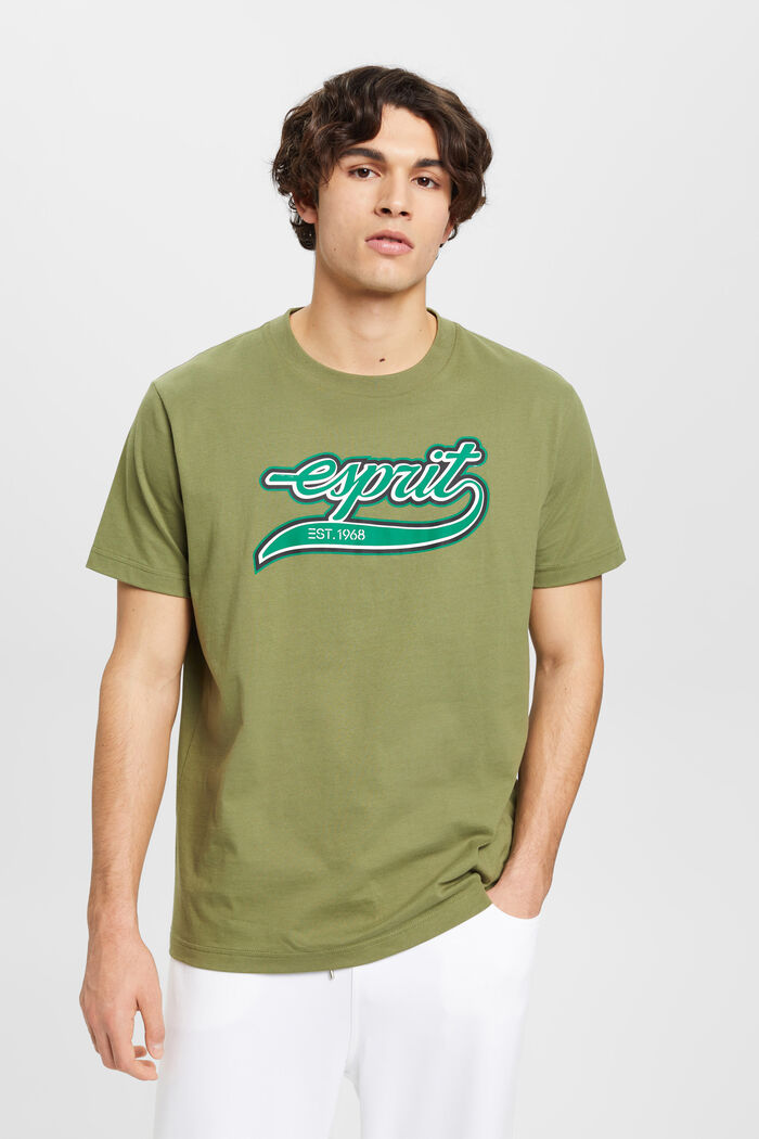 Retro-T-Shirt aus Baumwolle mit Logo