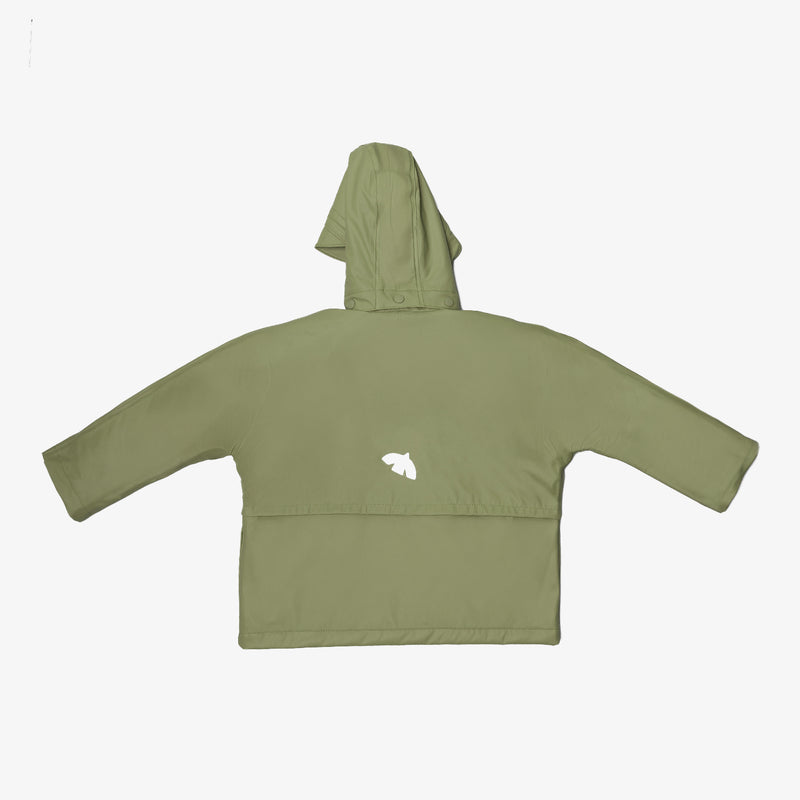 aarhus rain jacket wool palma - Grün