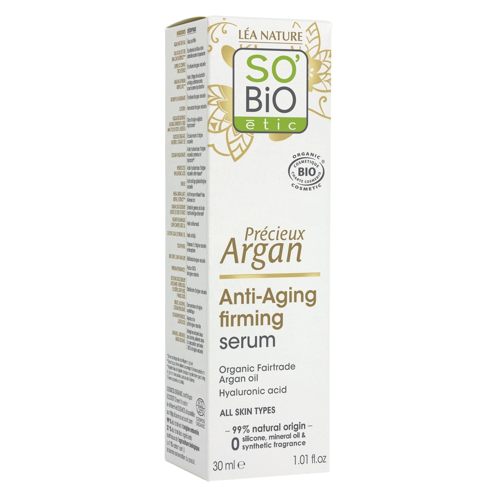 LÉA NATURE SO BiO étic Sérum fermeté Anti-Âge, Précieux Argan Sérum