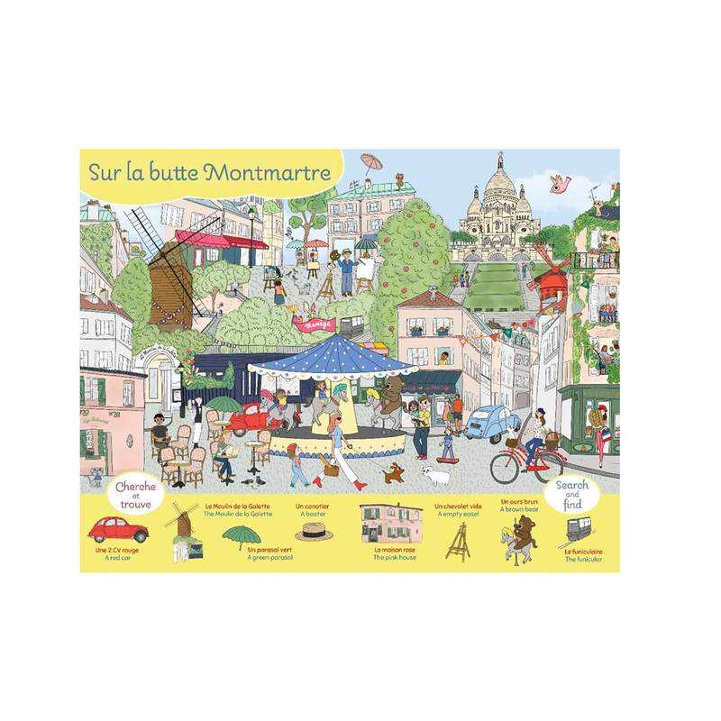 Livre Cherche et trouve Paris - Gründ