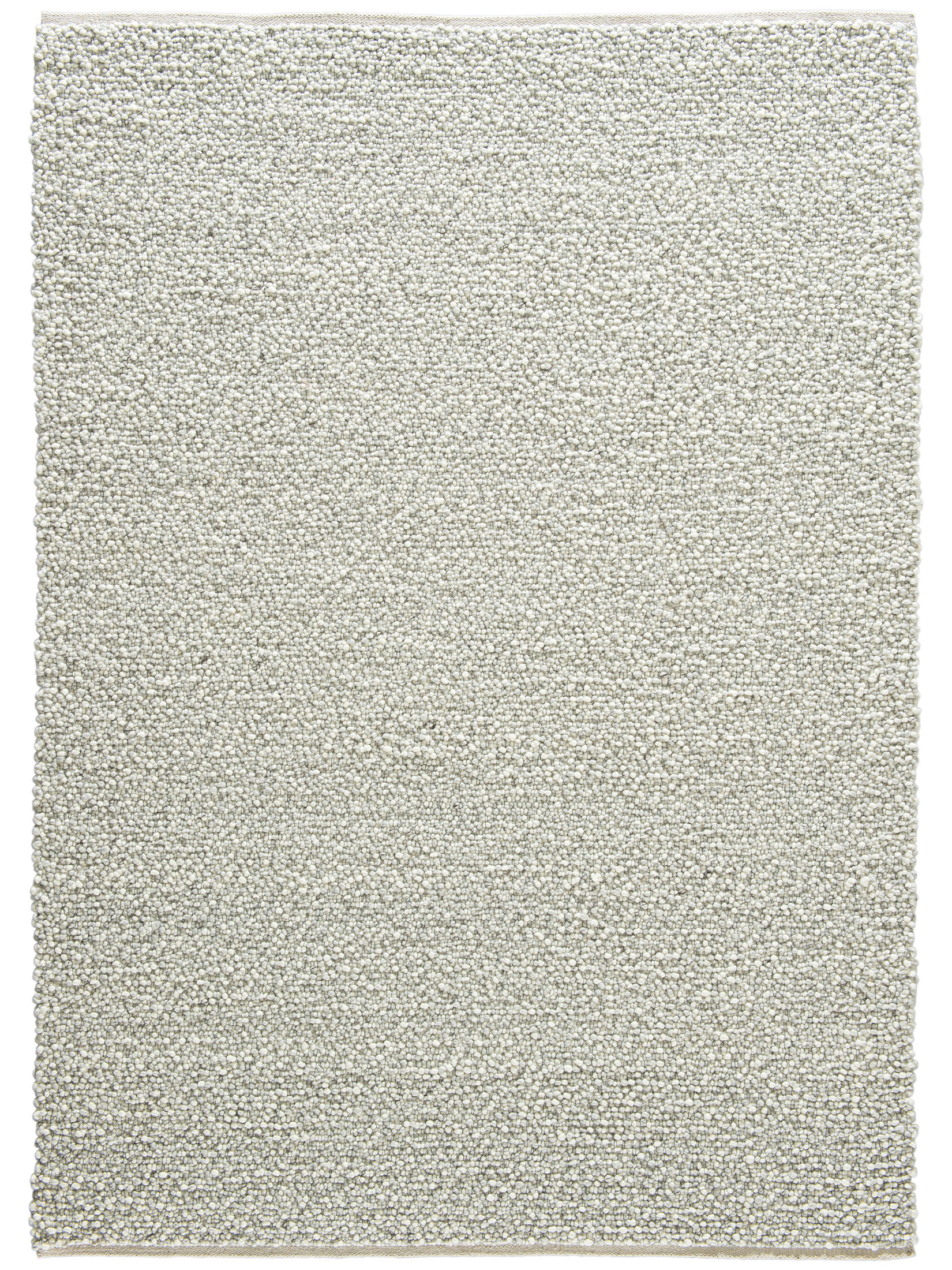 Solberga Woll-Teppich, Grey´n White