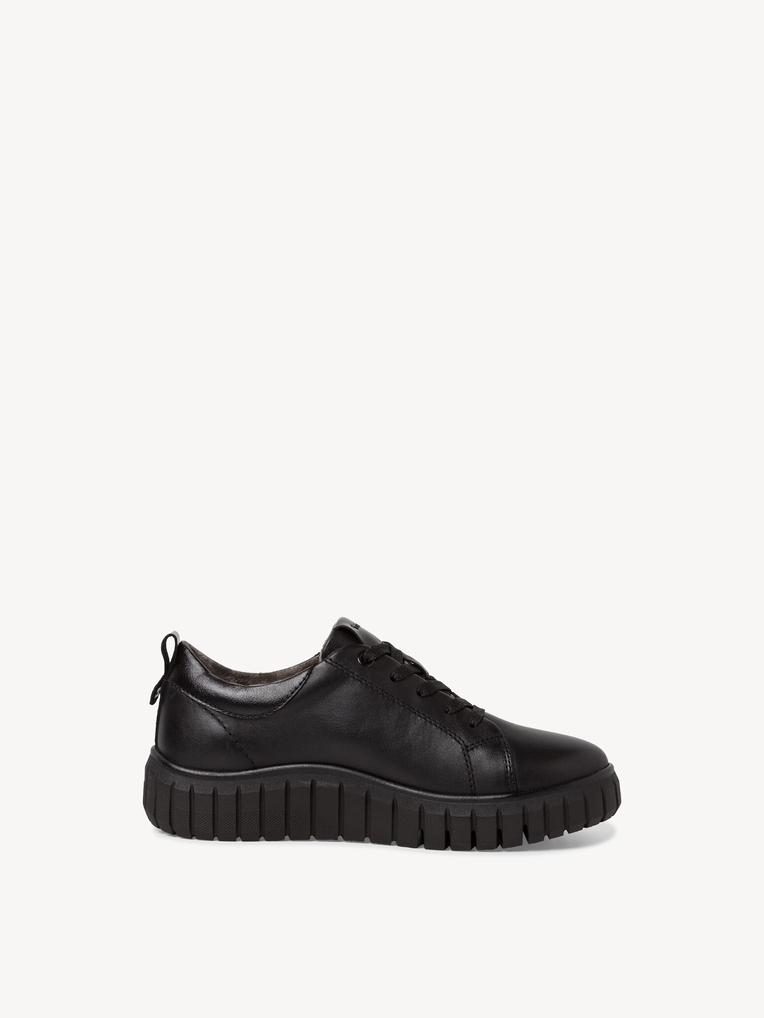 Basket en cuir - noir