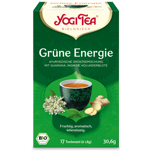 YOGI TEA Grüne Energie Tee Filterbeutel  17X1.8 g  Filterbeutel