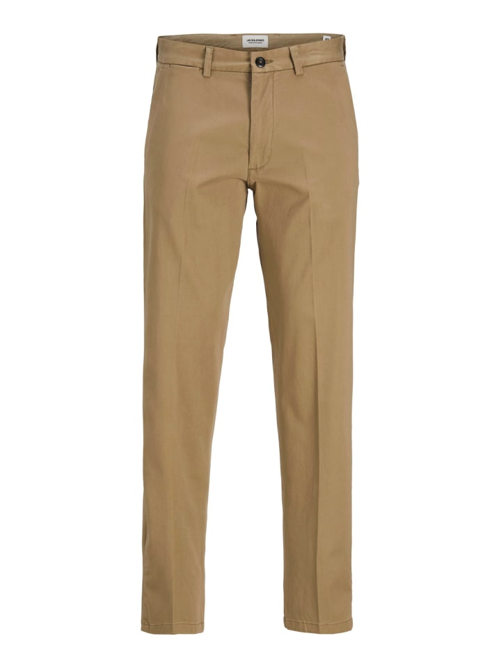 Jack & Jones Stoffhose / Chino JPSTKANE BARRET comfort/relaxed in Beige günstig kaufen