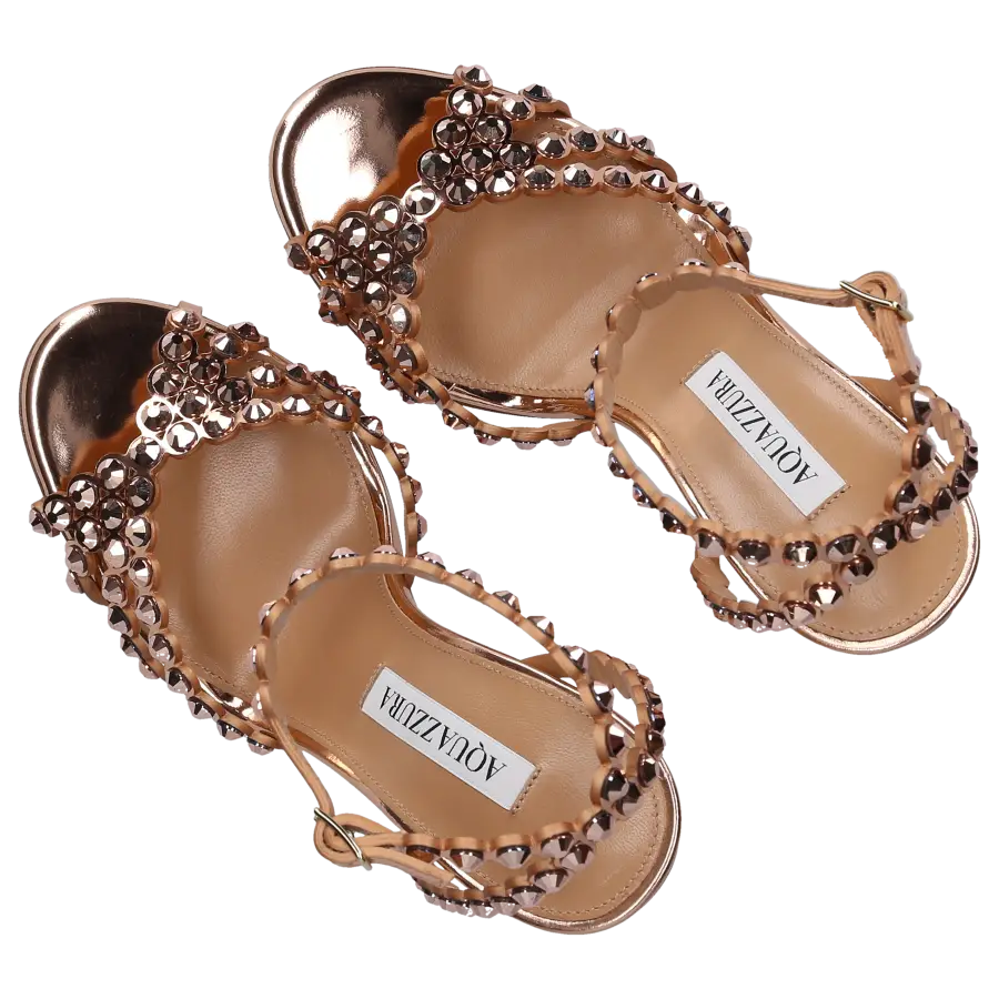Aquazzura - Sandalen TEQUILA 105 Kalbsleder - pink