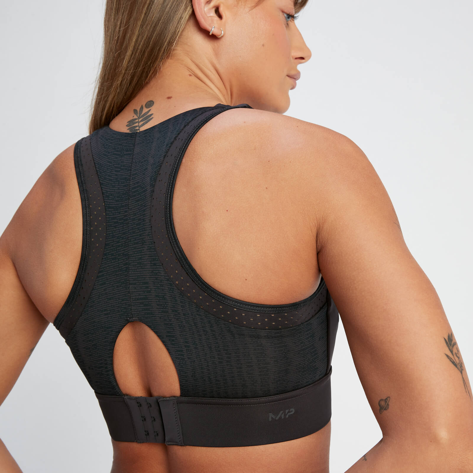 Brassière de sport à maintien supérieur MP Tempo pour femmes – Noir