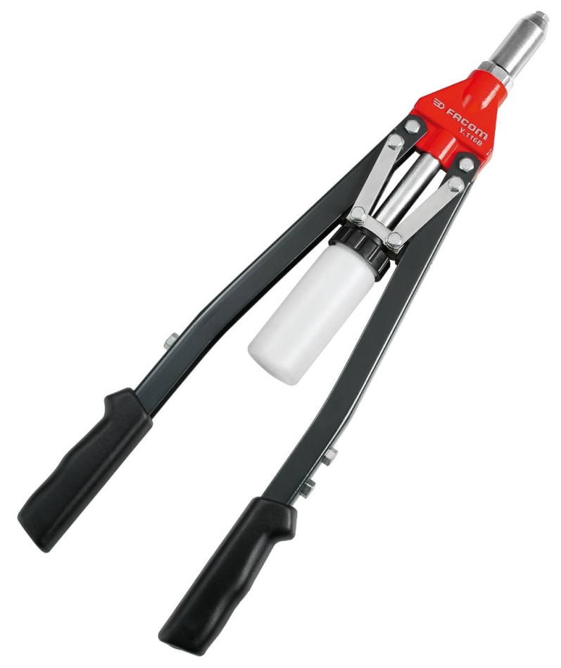 Ferramenta para rebitagem cega Facom Y.116CPB, operação com duas mãos, 4-6,4 mm