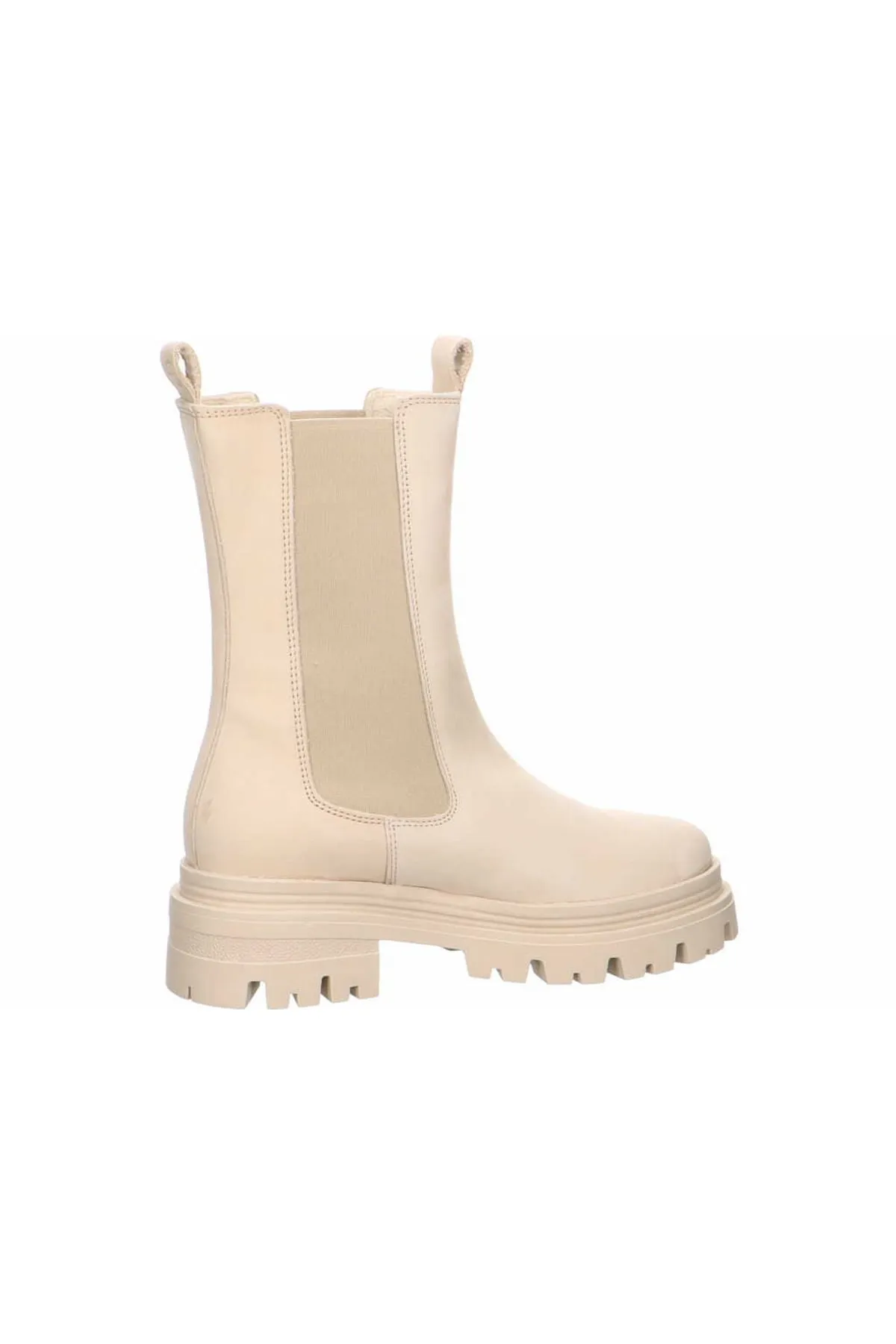 Tamaris  Stiefelette - Beige - Flacher Absatz