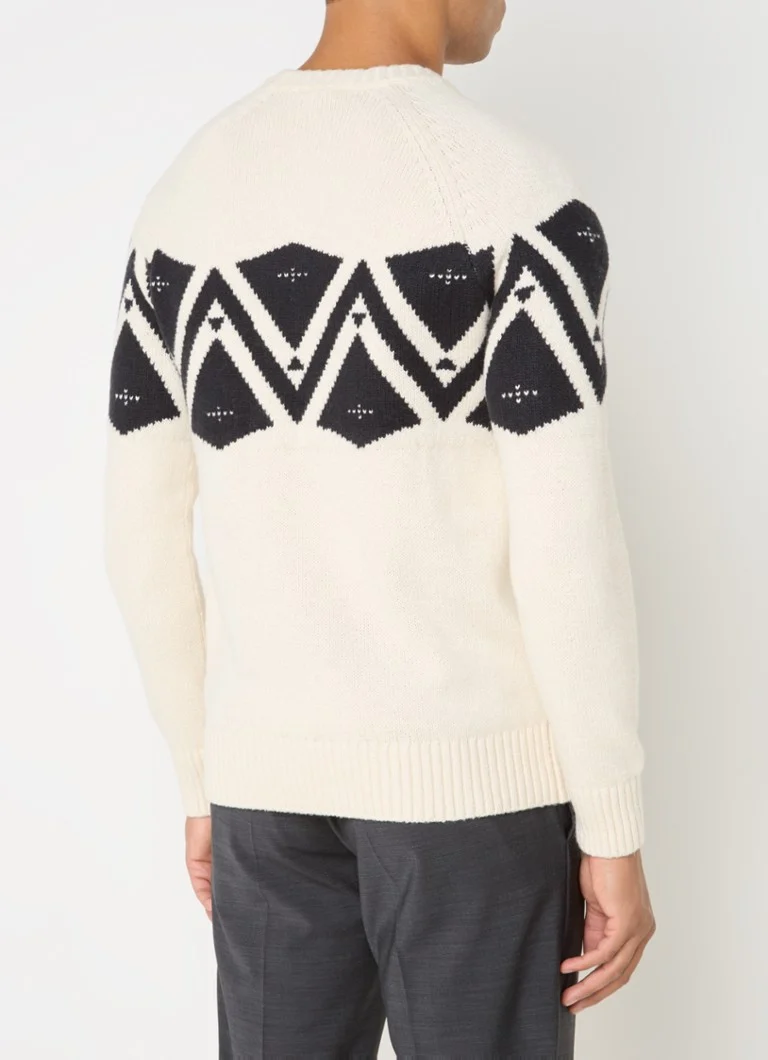 Pulover Strellson Tito din tricot fin cu model tricotat